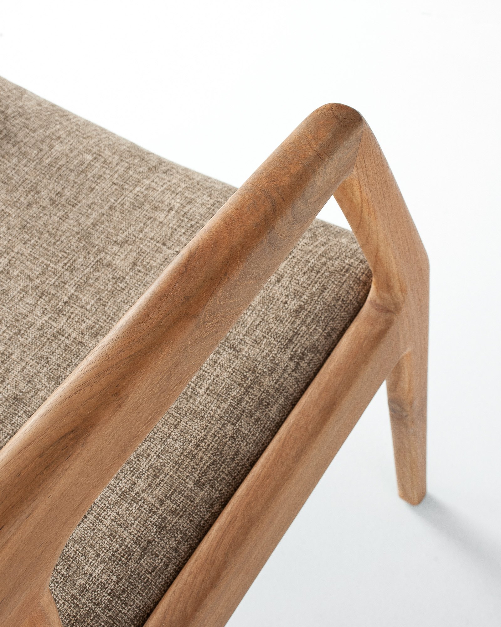 HENDRY DINING ARM CHAIR/ WALNUT/NATURAL Thumbnail